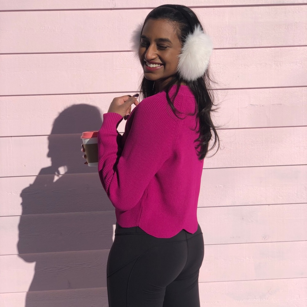Wilfred - Berry Pink Sardou Sweater